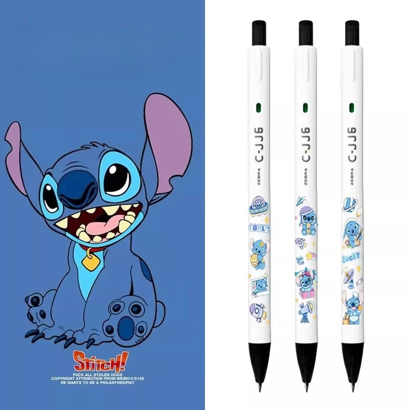 Disney Lilo & Stitch Stitch Creative Anime Peripheral Limited Neutral Pen Secondary Personalized Cartoon Press Action Black Pen