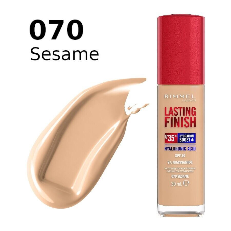 Rimmel London Lasting Finish 25HR Full Coverage Foundation 30ml- Choose Shade