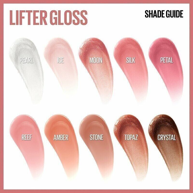 Maybelline Lifter Gloss Plumping with Hyaluronic Acid - Select Your Shade - New
