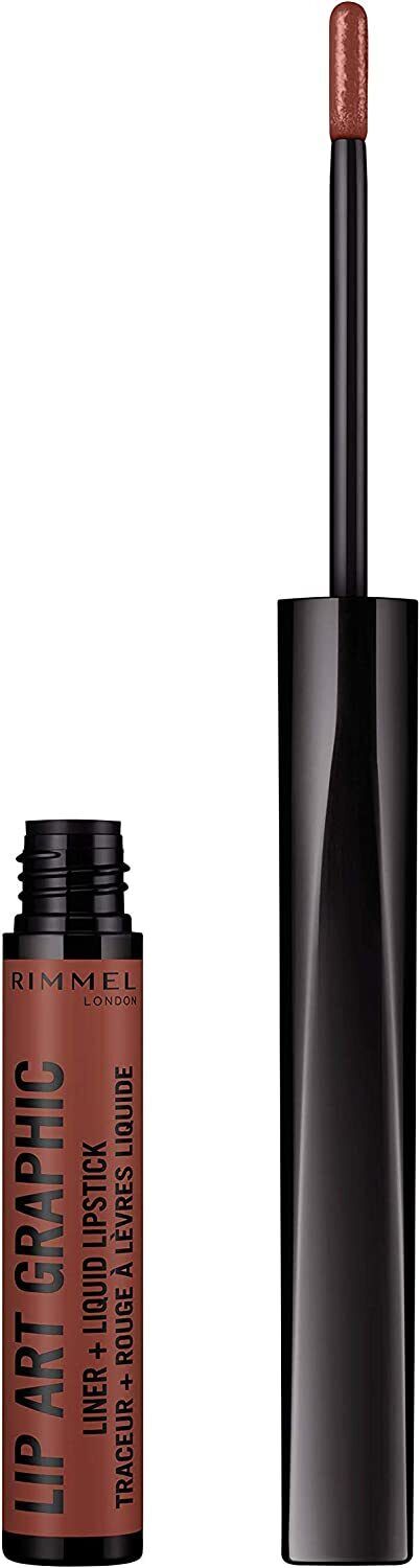 Rimmel Lip Art Graphic Liner & Liquid Lipstick - Choose Shade
