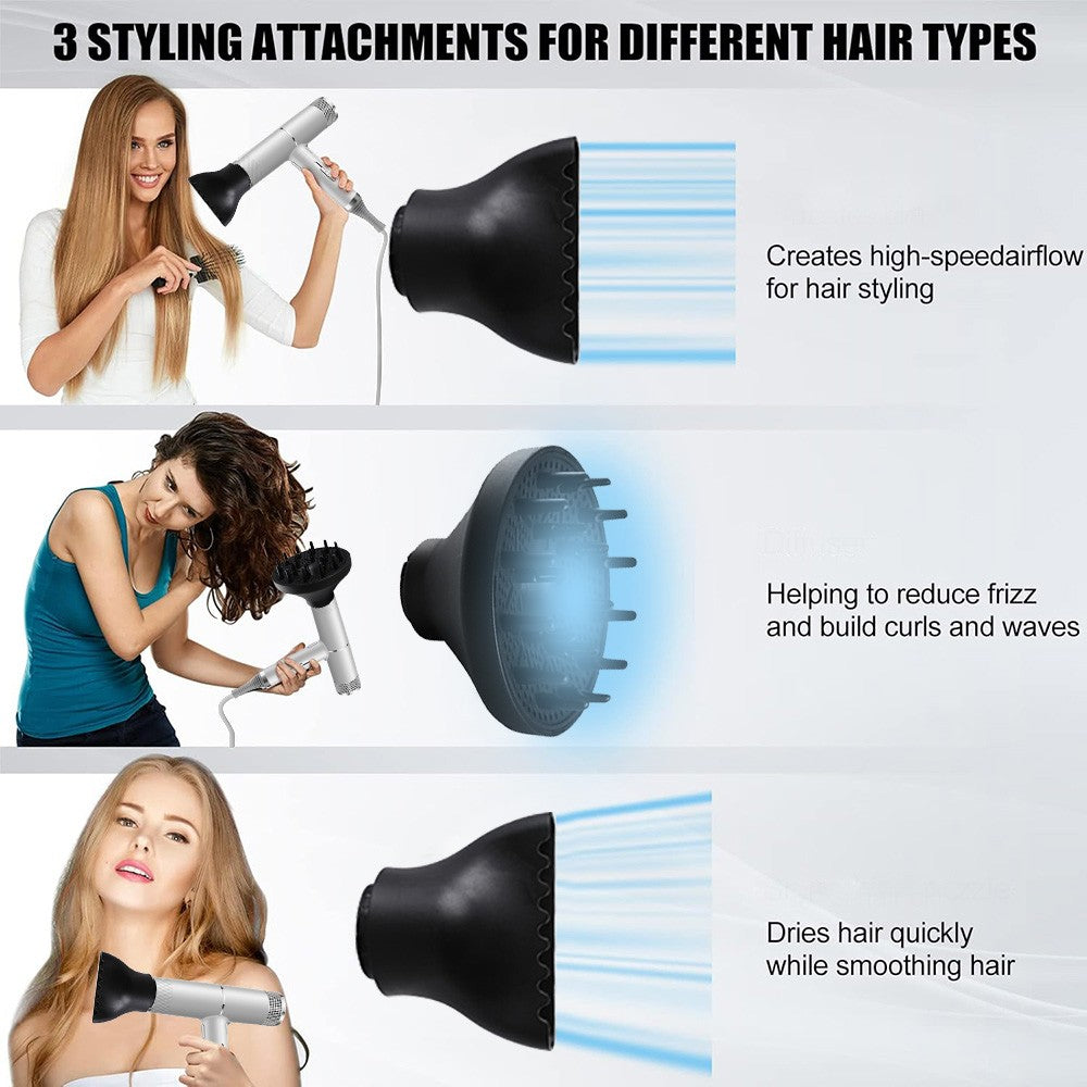 Professional Hair Dryer Fast Drying Ionic Hairdryer with Diffuser Hairdrye 2000W