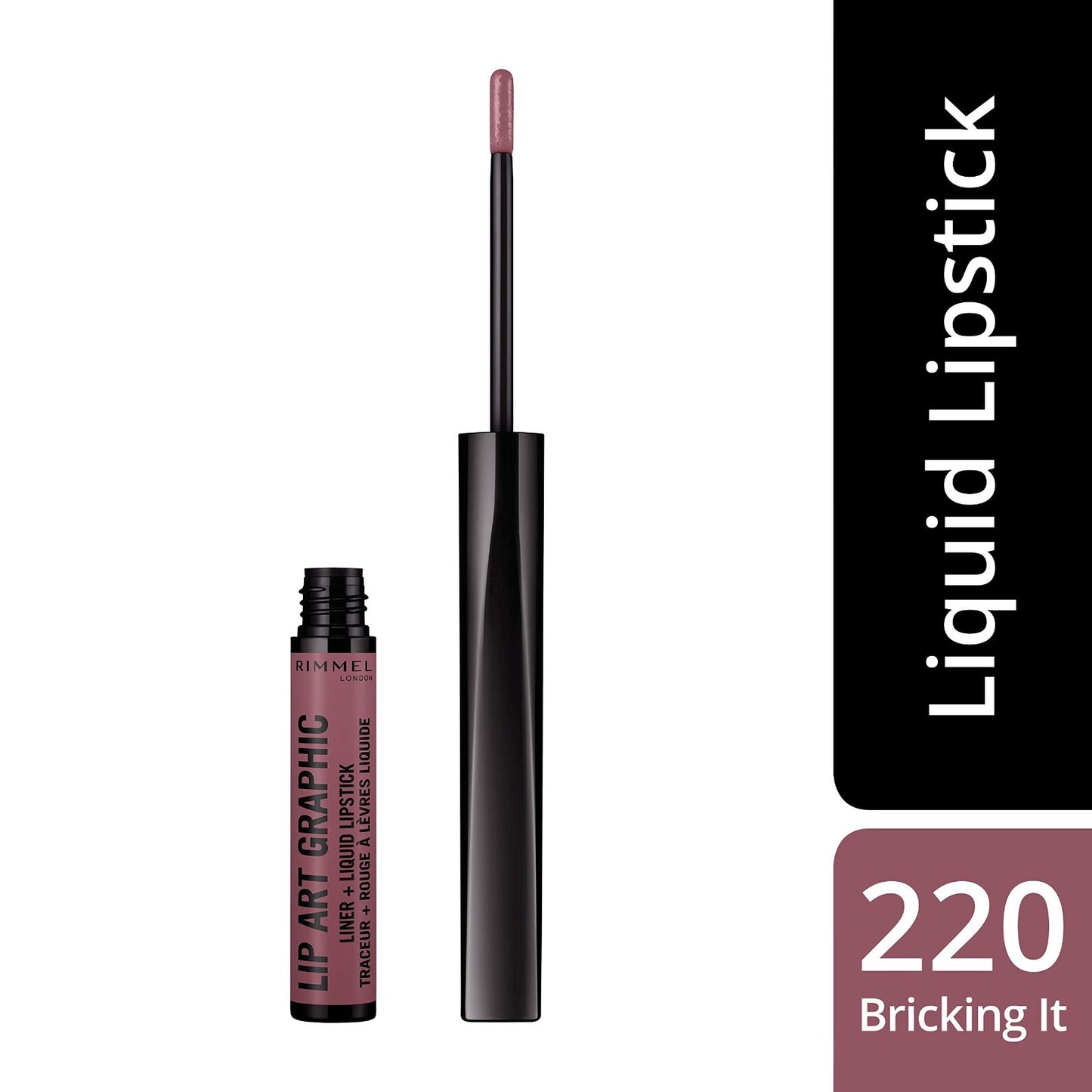 Rimmel Lip Art Graphic Liner & Liquid Lipstick - Choose Shade