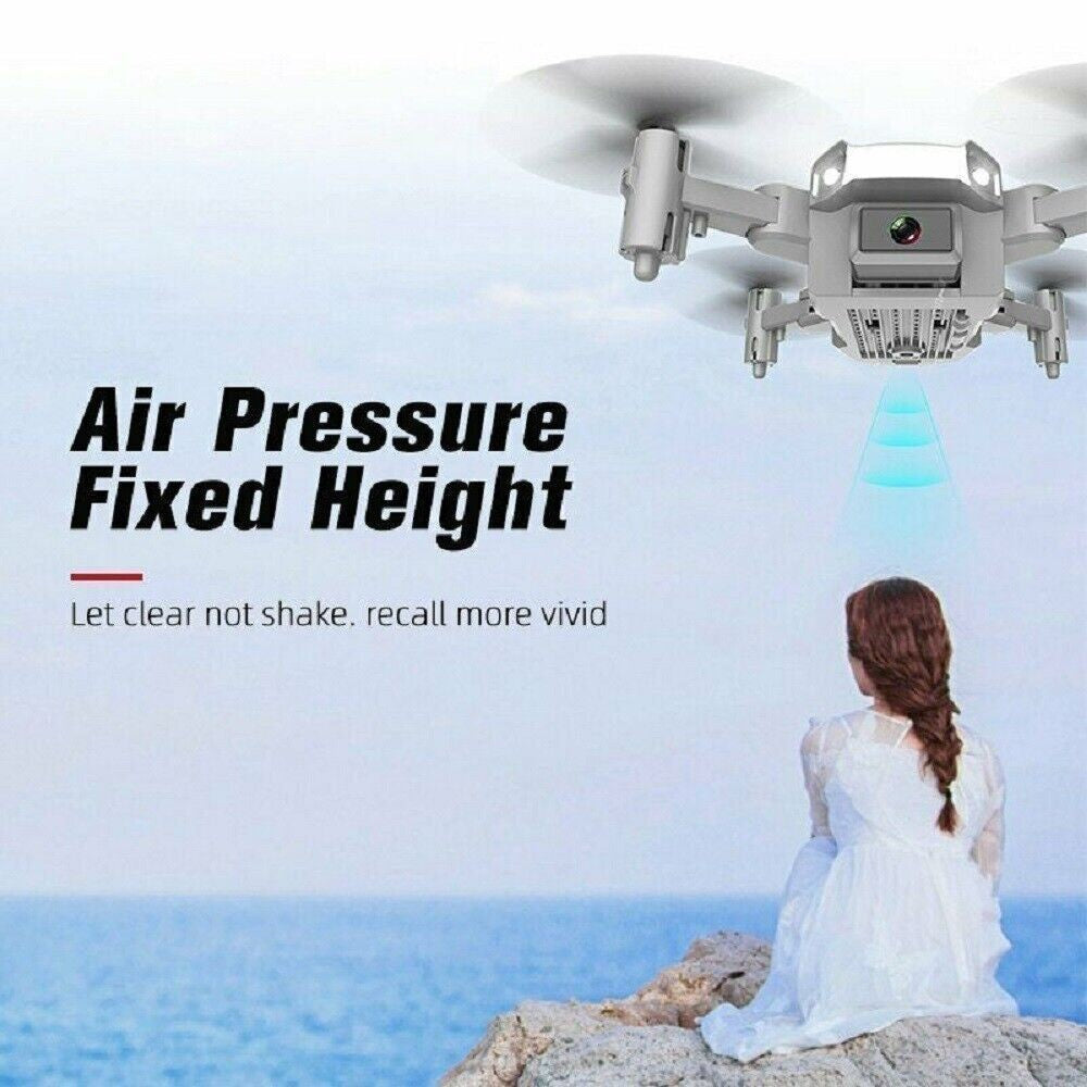 4K HD Drone X Pro Selfie Camera WIFI FPV Foldable RC Quadcopter 3 Batteries