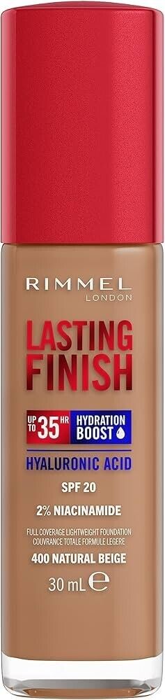 Rimmel London Lasting Finish 25HR Full Coverage Foundation 30ml- Choose Shade