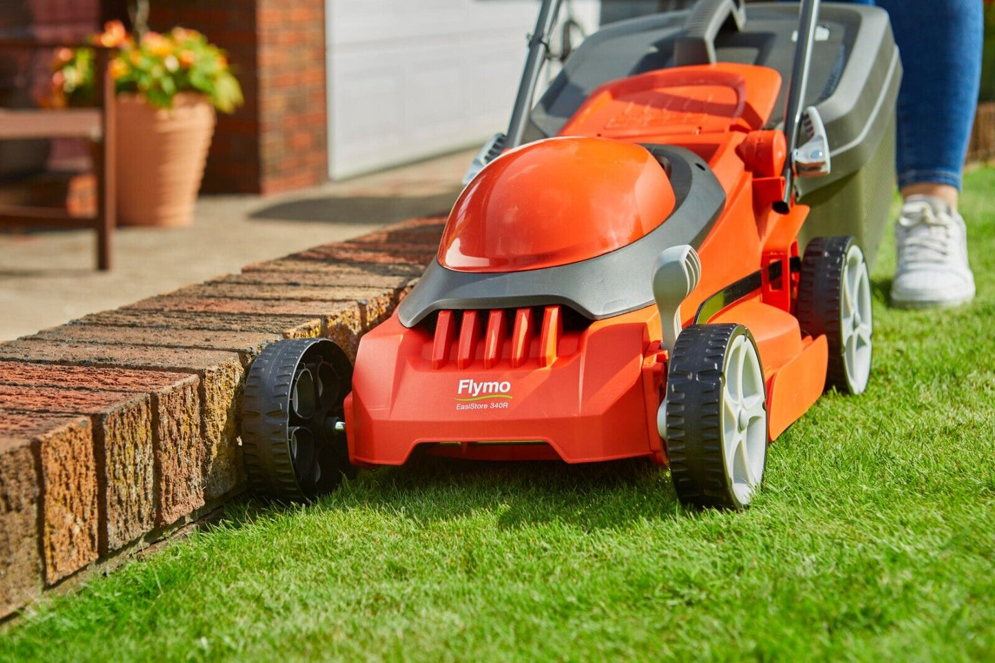 Flymo EasiStore 340R Rotary Lawn Mower - Gold Grade