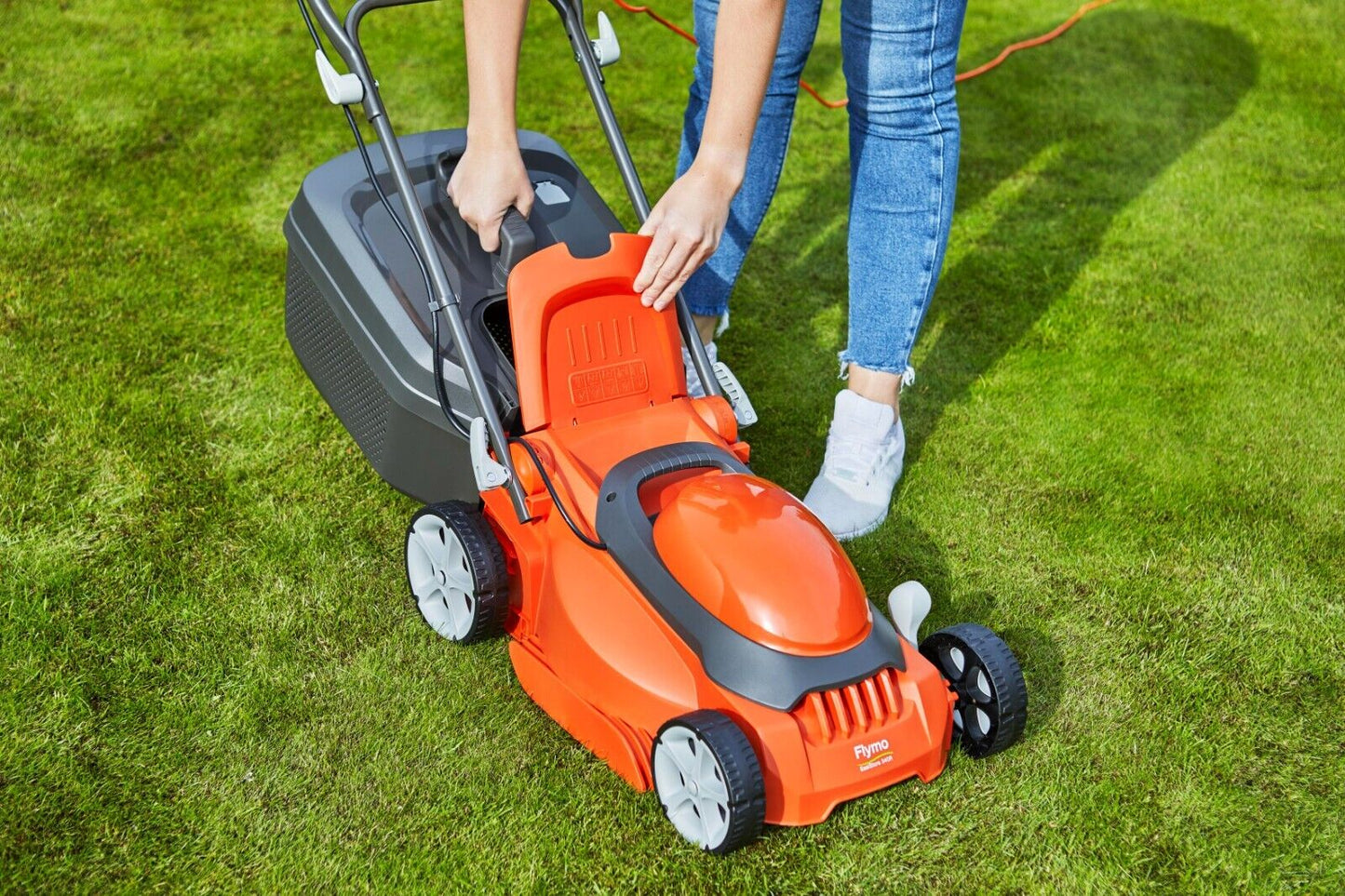 Flymo EasiStore 340R Rotary Lawn Mower - Gold Grade