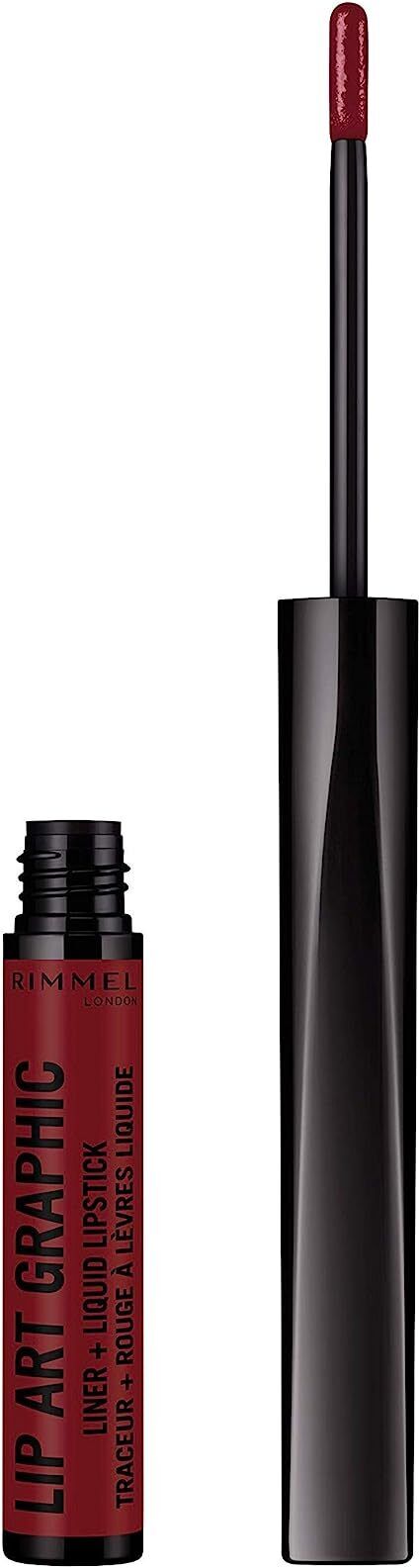 Rimmel Lip Art Graphic Liner & Liquid Lipstick - Choose Shade