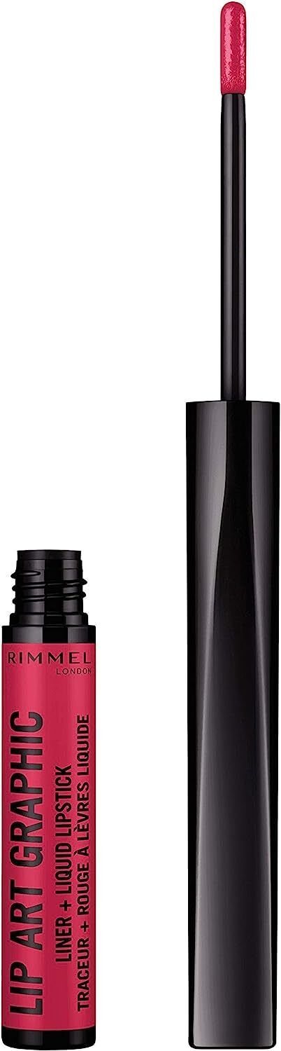 Rimmel Lip Art Graphic Liner & Liquid Lipstick - Choose Shade