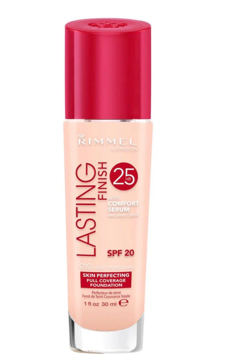 Rimmel London Lasting Finish 25HR Full Coverage Foundation 30ml- Choose Shade