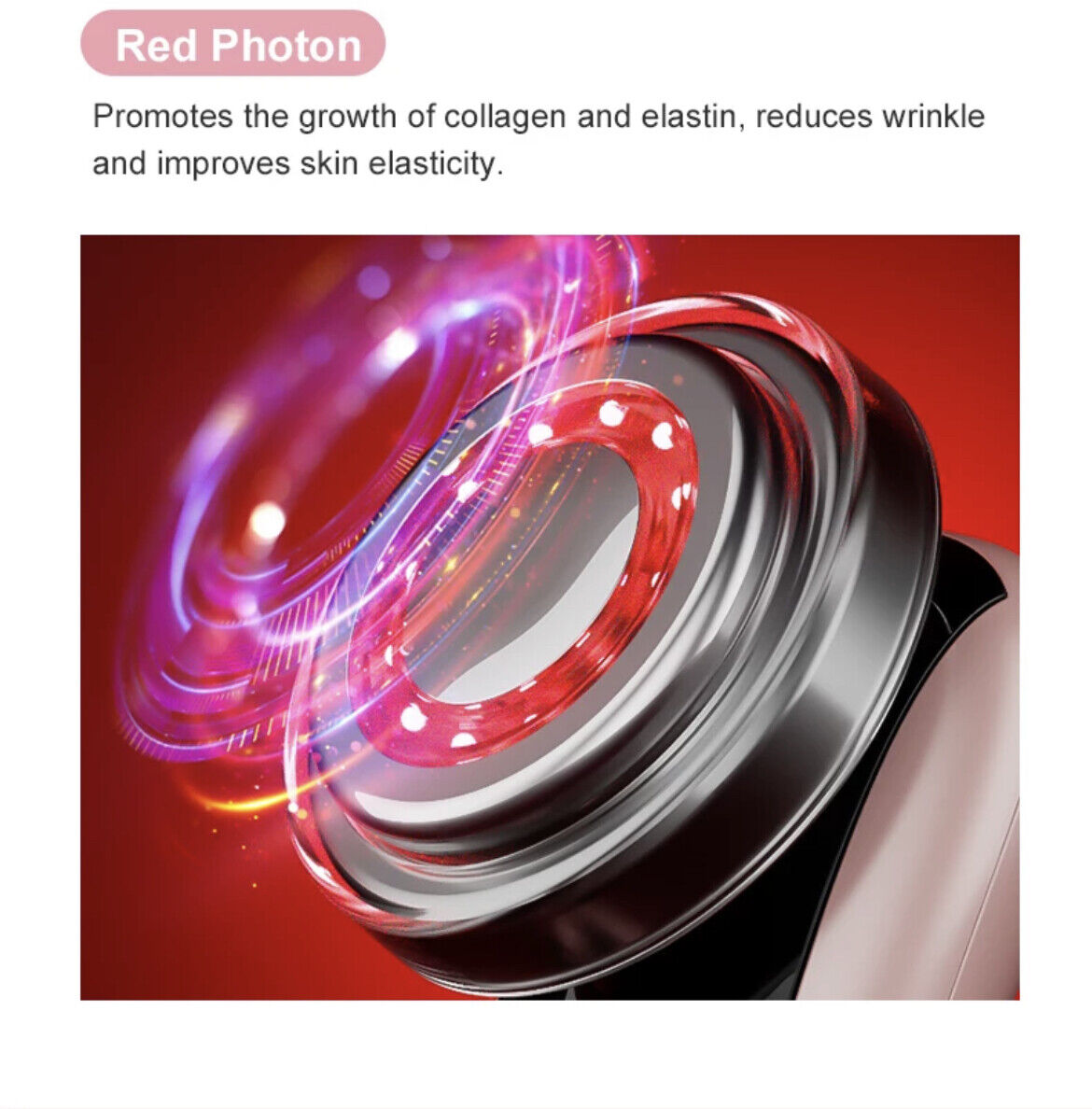 Photon LED Light Skin Rejuvenation Therapy Device RF EMS Lifting Firming Beauty
