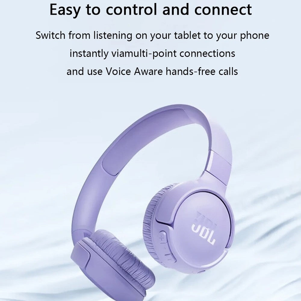 JBL Tune 520BT Wireless Bluetooth Headphones On Ear with Microphone - 3 Colours