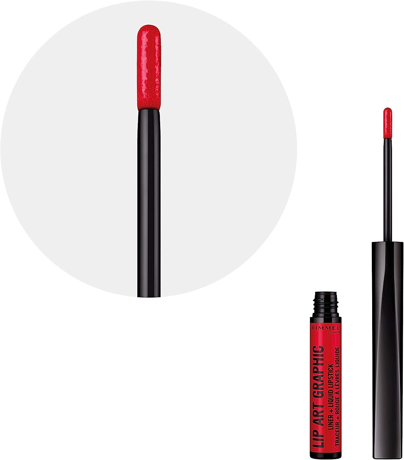 Rimmel Lip Art Graphic Liner & Liquid Lipstick - Choose Shade