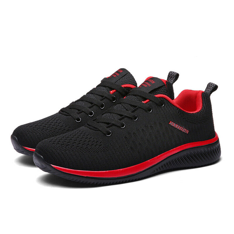 UK Mens Running Trainers Sport Sneakers Walking Shoes Casual Sports Shoes Gym