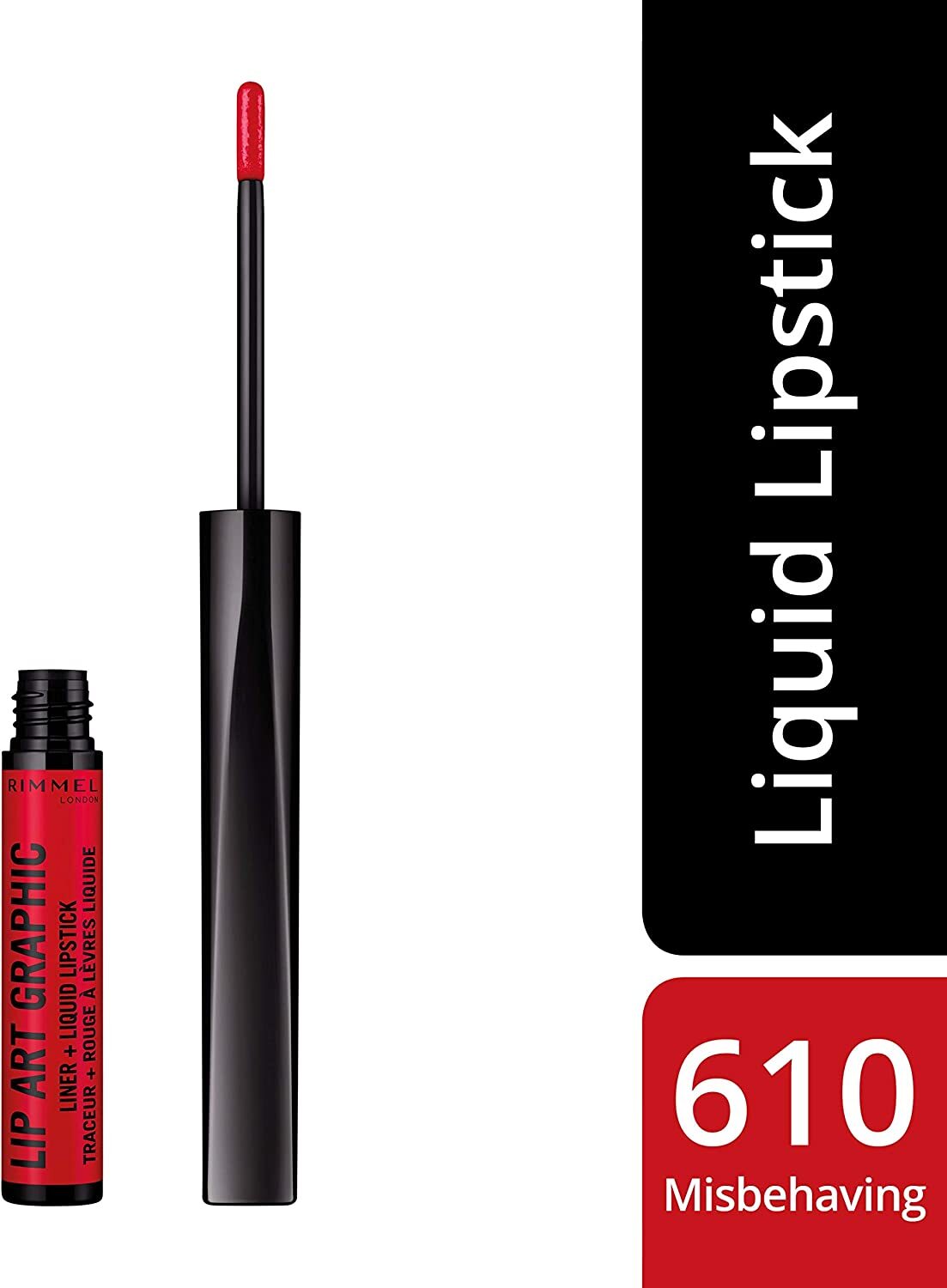 Rimmel Lip Art Graphic Liner & Liquid Lipstick - Choose Shade