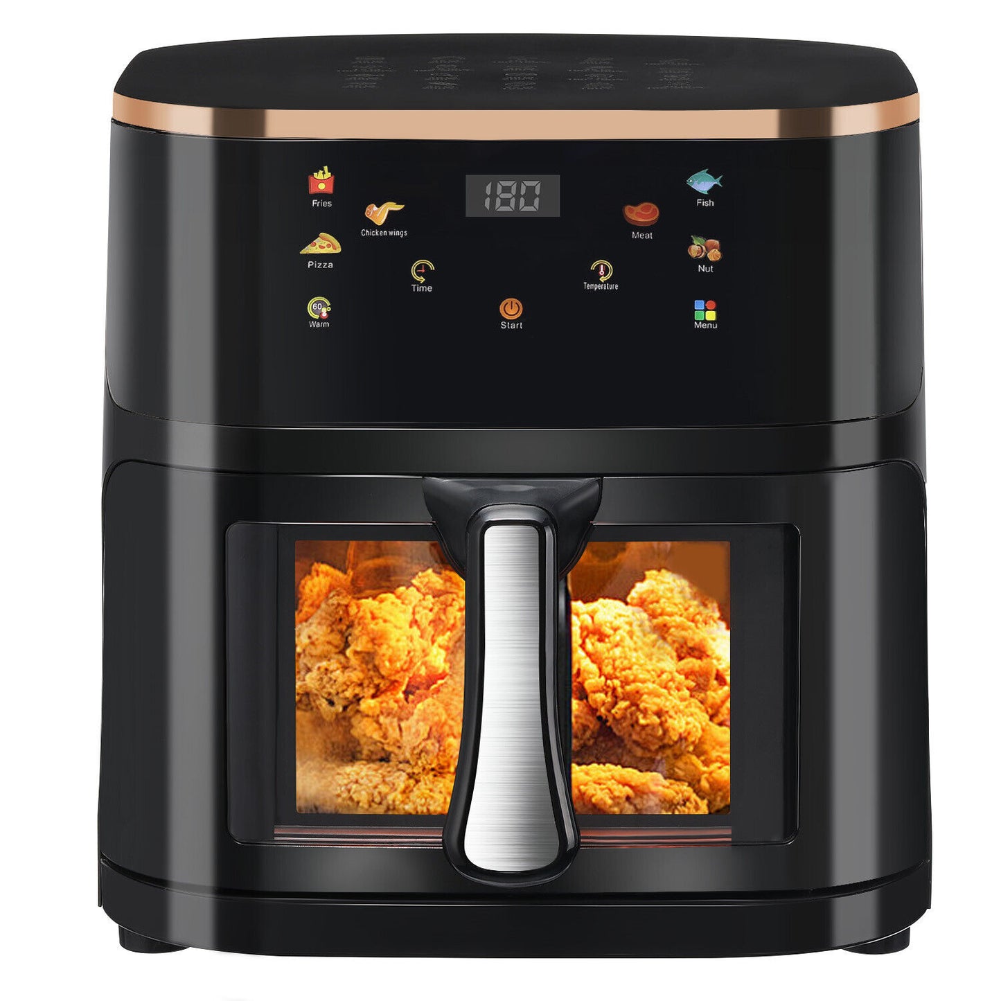 9L Large Air Fryer 1400W Low Fat Oil free Healthy Oven Frying Kitchen Cooker UK