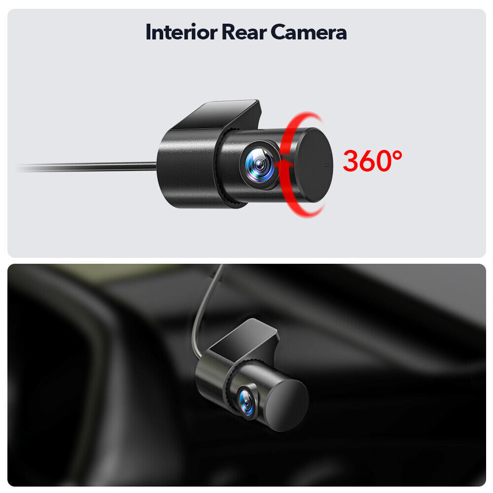 REDTIGER 4K Dash Cam Front and Rear Dash Camera WiFi GPS with Free SD Card