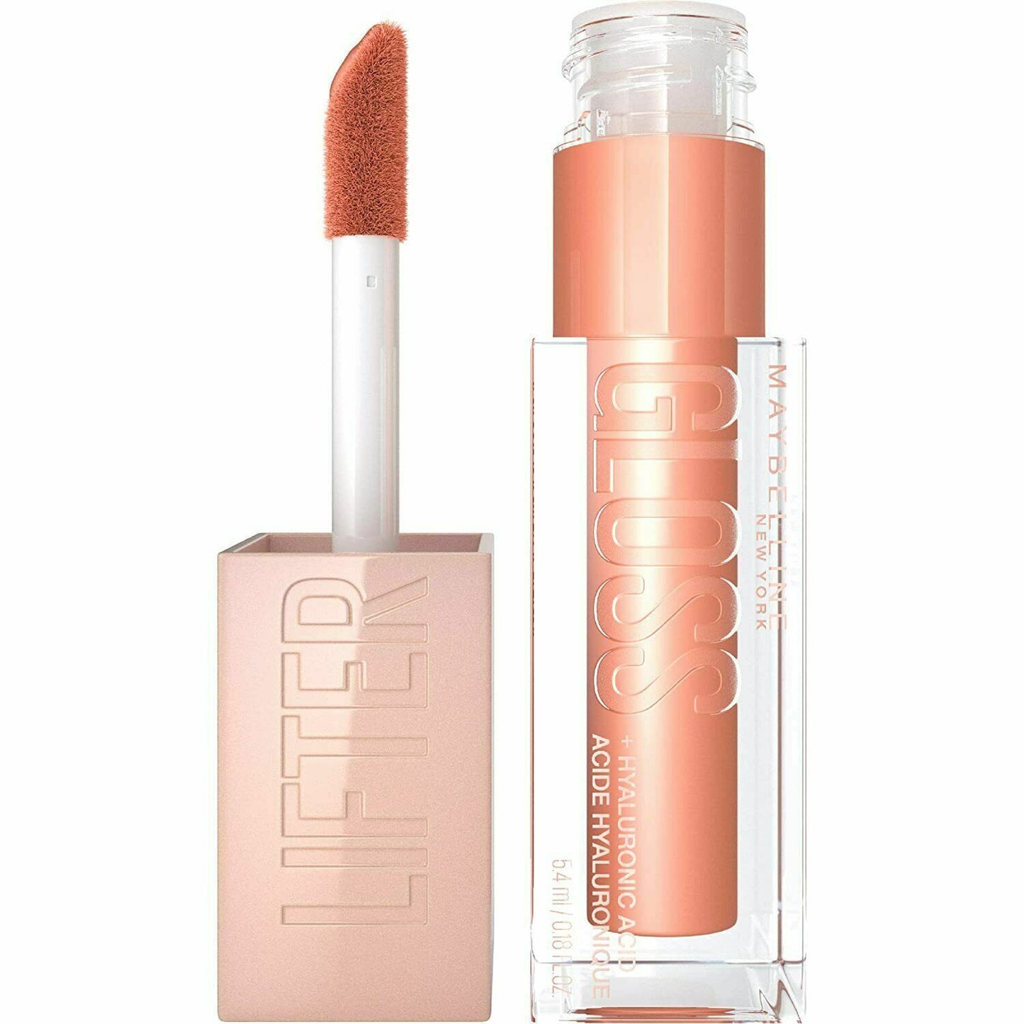 Maybelline Lifter Gloss Plumping with Hyaluronic Acid - Select Your Shade - New