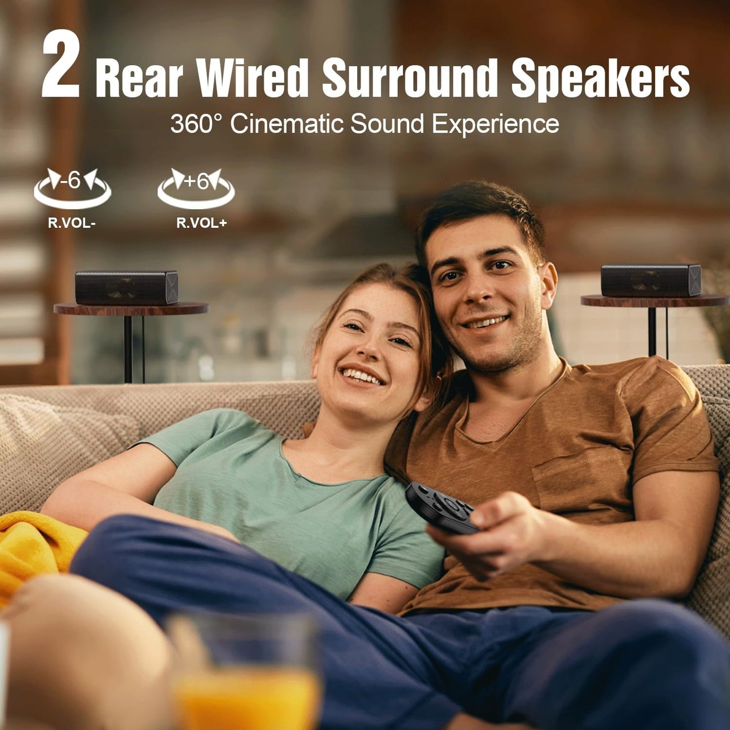 Hiwill 5.1.2CH Dolby Atmos Soundbar, Home Theater Surround Sound System.