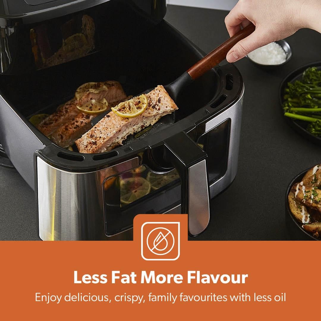 Air Fryer 9.2L Digital Cooker Fat Oil Free Frying Toaster Oven 60Min Timer 1800W