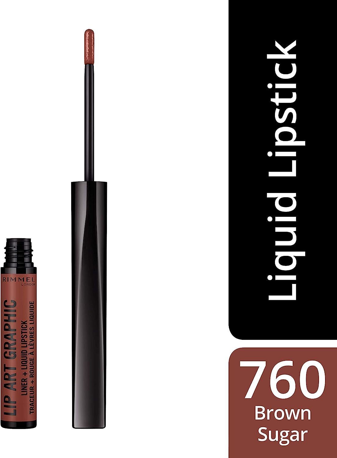 Rimmel Lip Art Graphic Liner & Liquid Lipstick - Choose Shade
