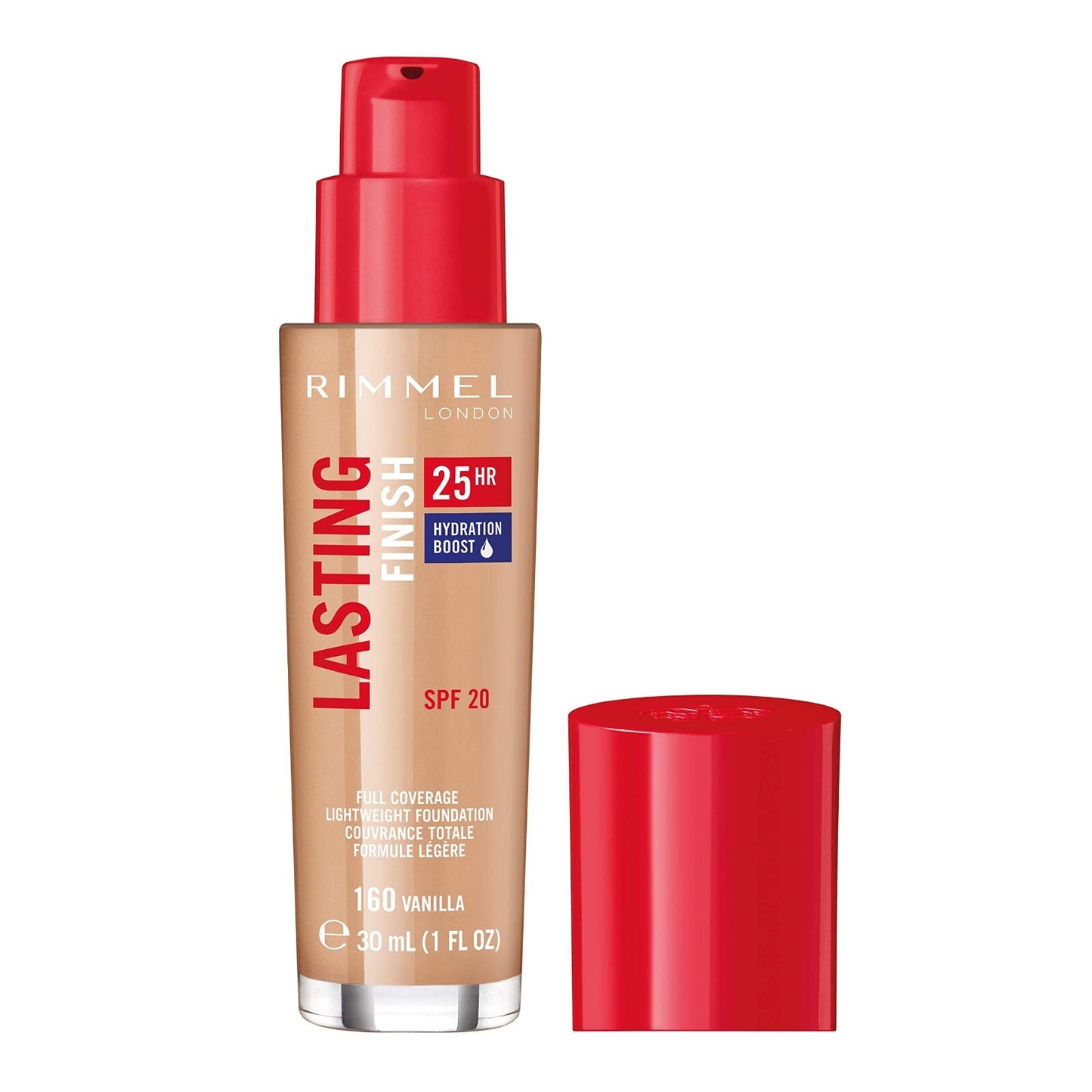 Rimmel London Lasting Finish 25HR Full Coverage Foundation 30ml- Choose Shade