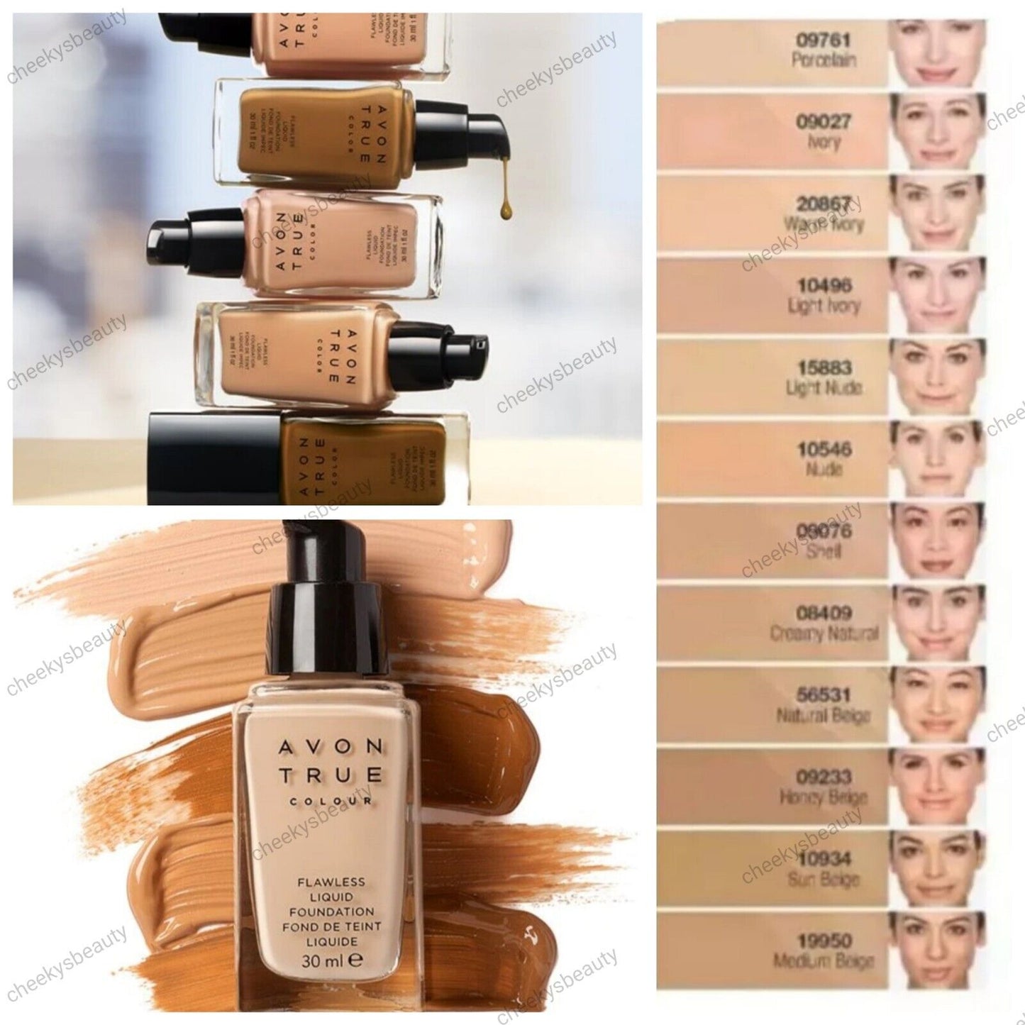 Avon True Colour Flawless Liquid Foundation 30ml, Choose Your Shade,New & Boxed