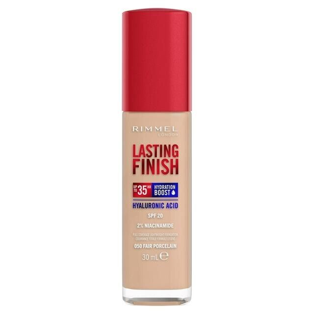 Rimmel London Lasting Finish 25HR Full Coverage Foundation 30ml- Choose Shade