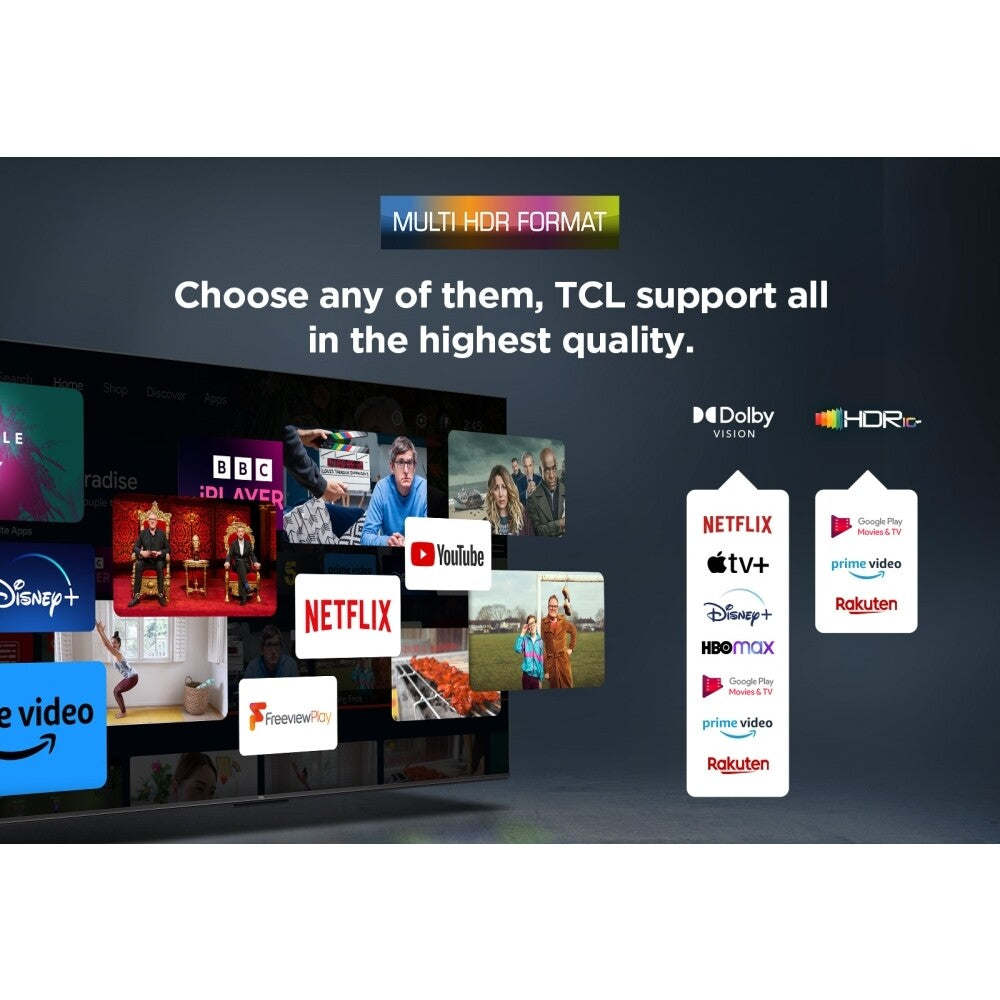 TCL 50C655K 50" C655K 4K QLED Ultra HD Smart Android TV