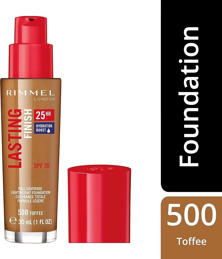 Rimmel London Lasting Finish 25HR Full Coverage Foundation 30ml- Choose Shade