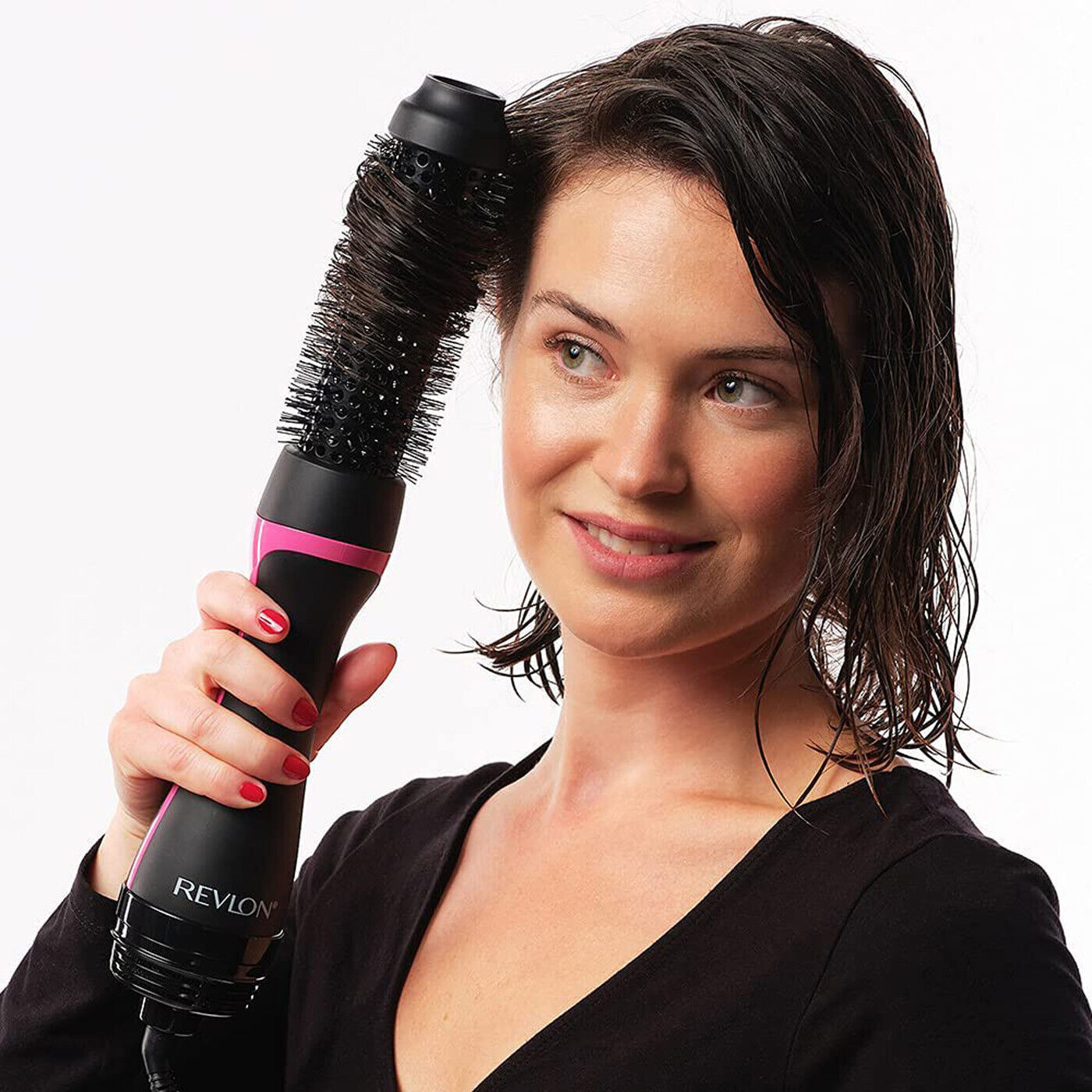 Revlon Hair Dryer Styler Round Brush Volume One Step Booster 38mm Ionic Ceramic