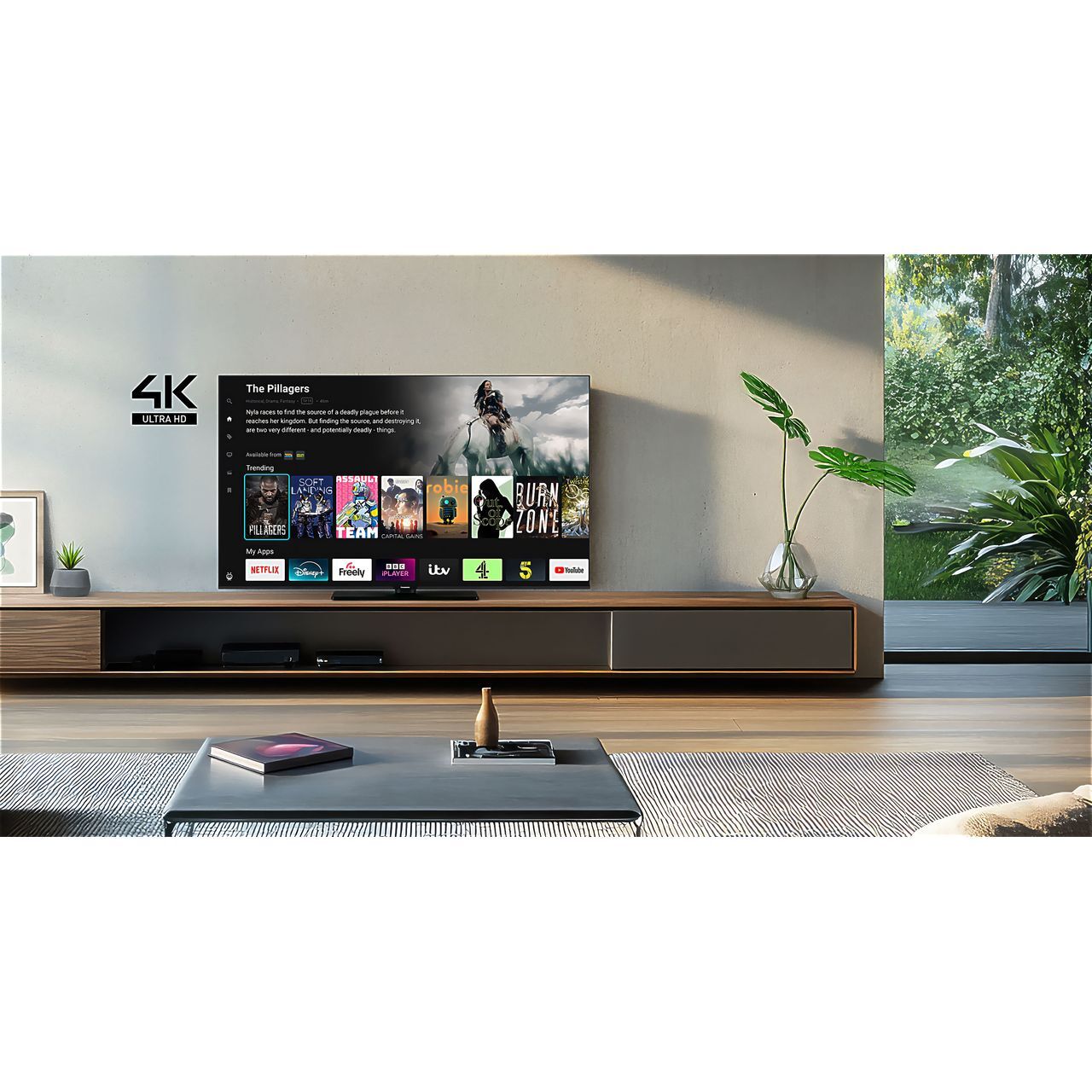 Panasonic TB-50W61AEY 50 Inch LED 4K Ultra HD Smart TV Bluetooth WiFi