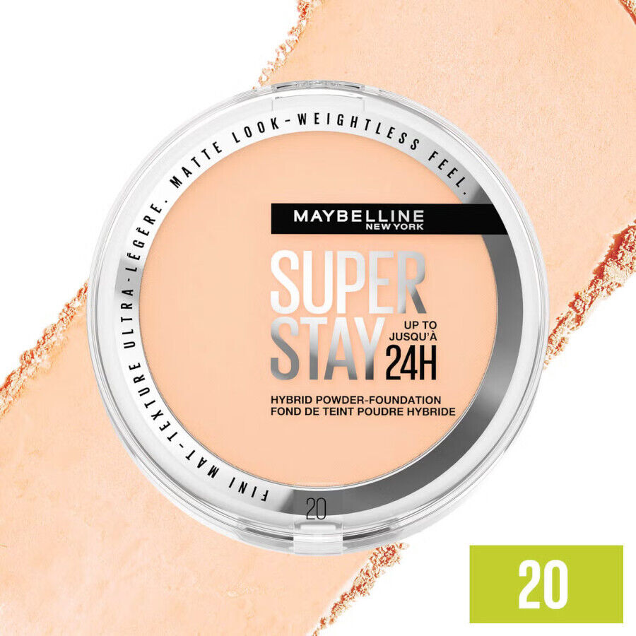Maybelline Super Stay 24H Hybrid Powder Foundation 9g - Select Your Shade - New