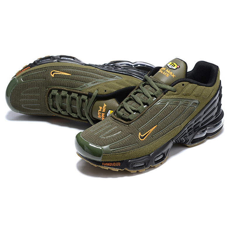 New Army Green Nike Air Max Plus TN 3 Men's Running Shoe Low Top Casual Sneaker