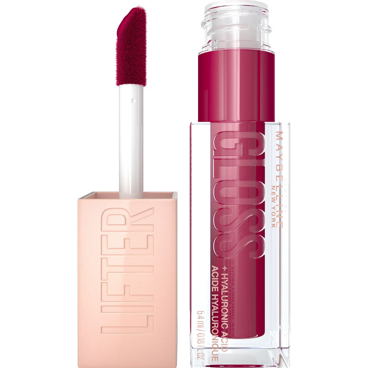 Maybelline Lifter Gloss Plumping with Hyaluronic Acid - Select Your Shade - New