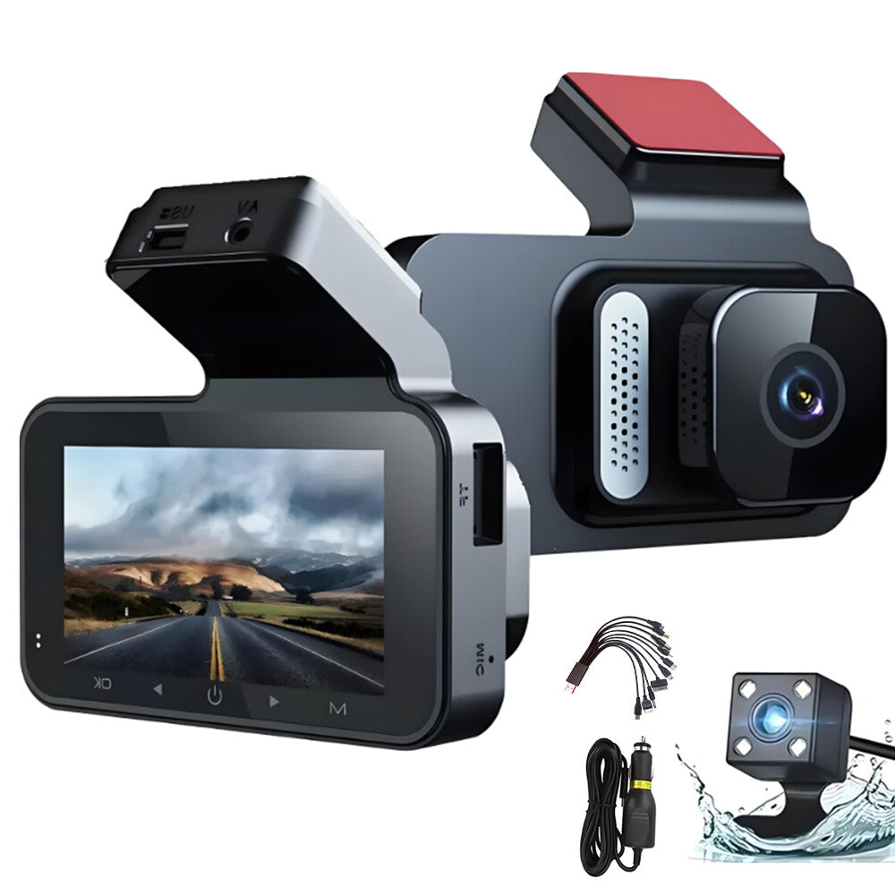 Car Camera Recorder WIFI Dual Front and Rear HD 1080P Dash Cam Night Vision NEW