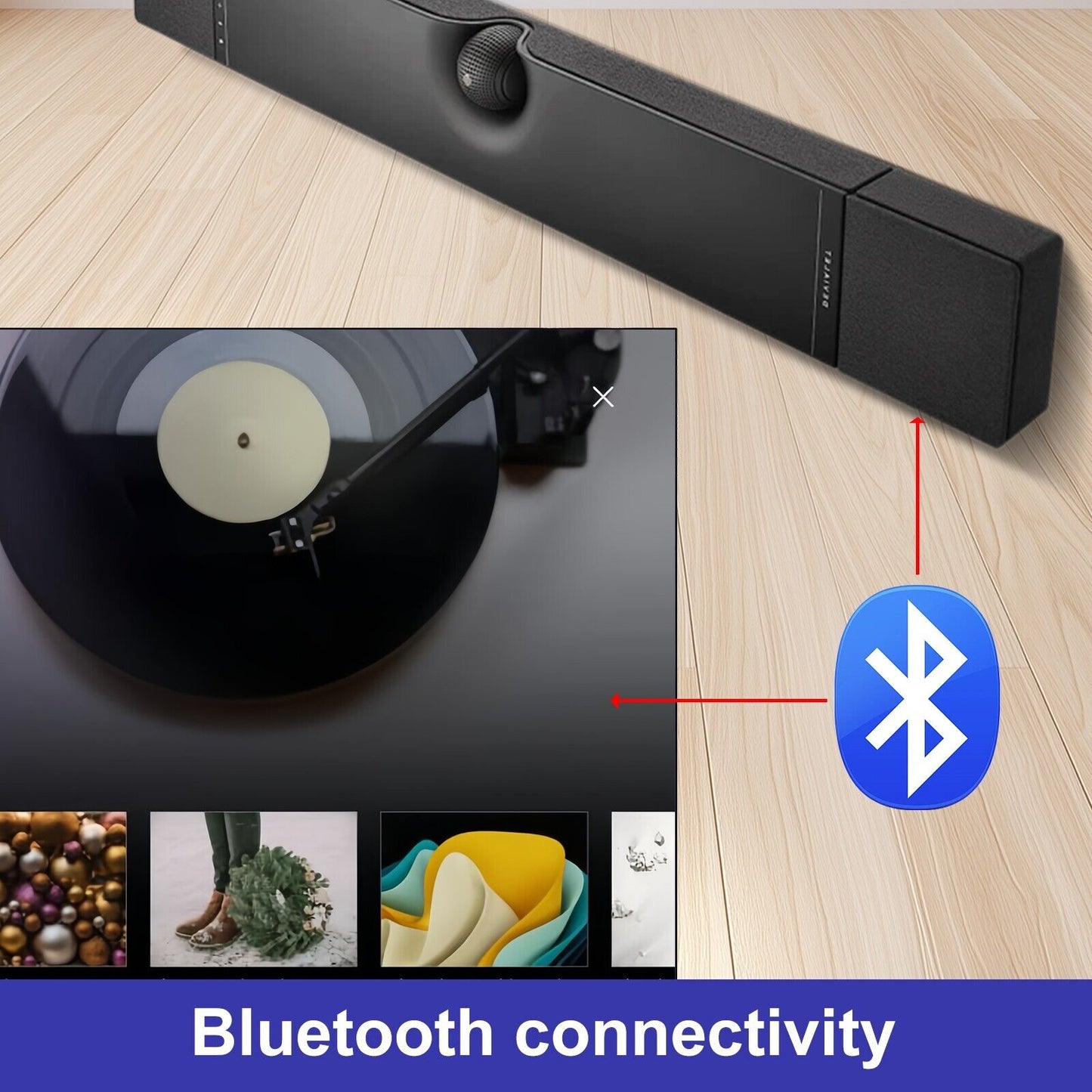 iDOME 32 Inch Smart WebOS TV WiFi Freeview HD Ready Frameless 2HDMI 2USB 220V UK