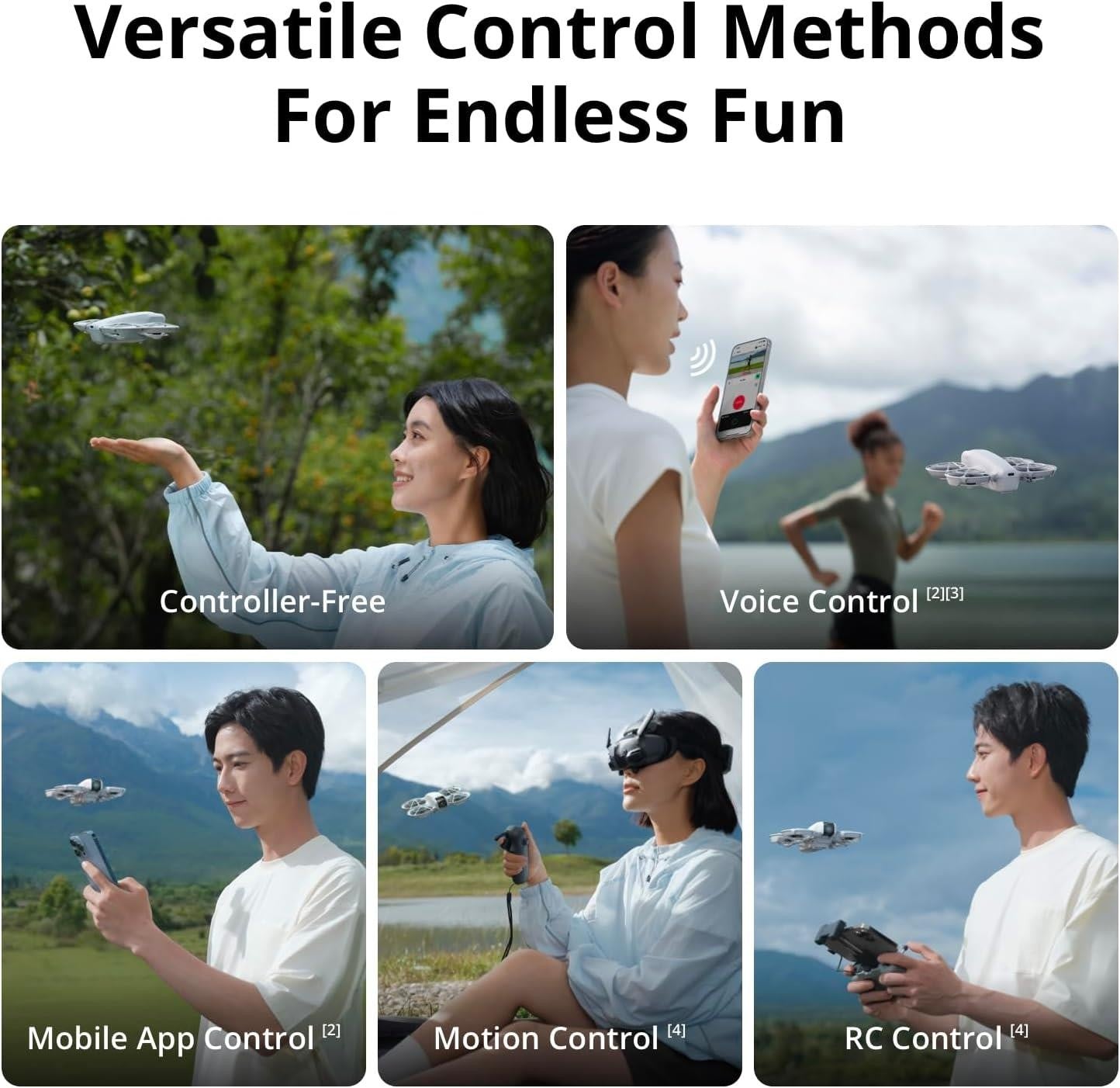 DJI Neo, Mini Drone with 4K UHD Camera for Adults, 135g Self Flying Drone Refurb