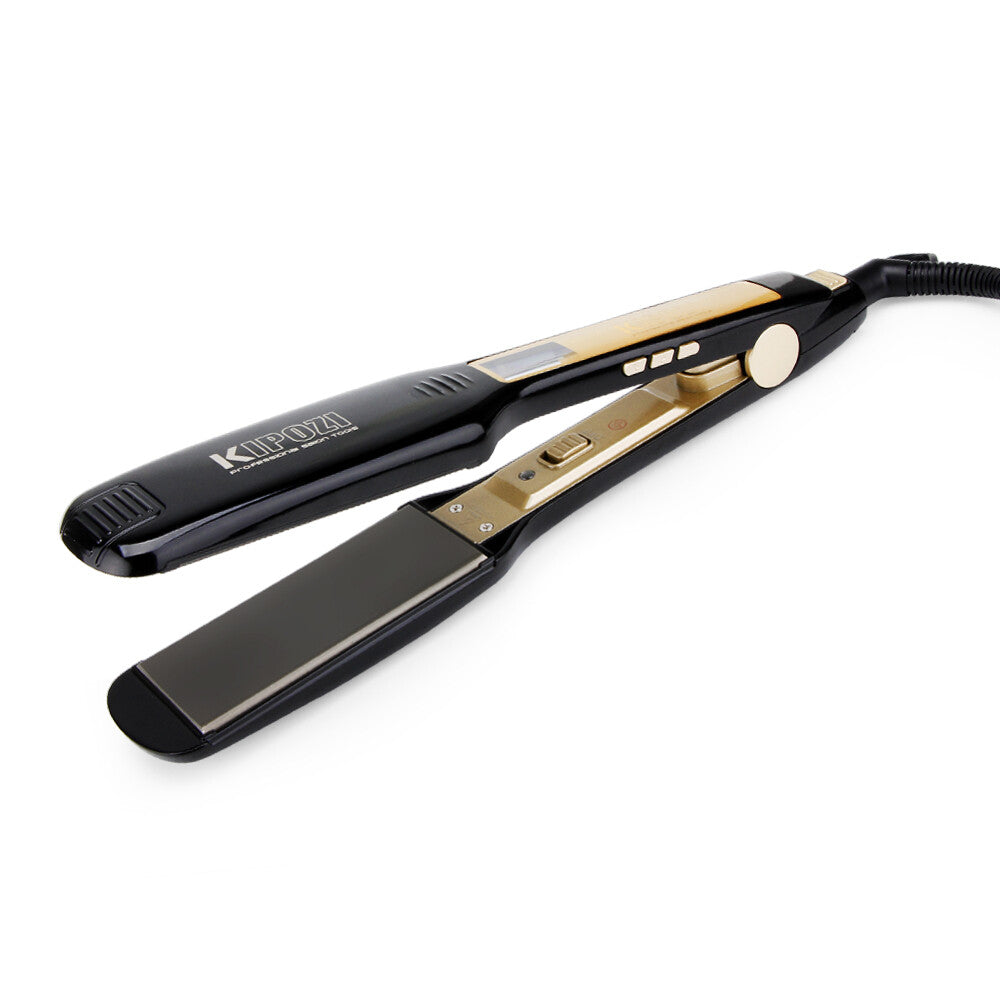 KIPOZI Pro 2 In1 Hair Straighteners Travel 230C Digital Display 30S Instant Heat