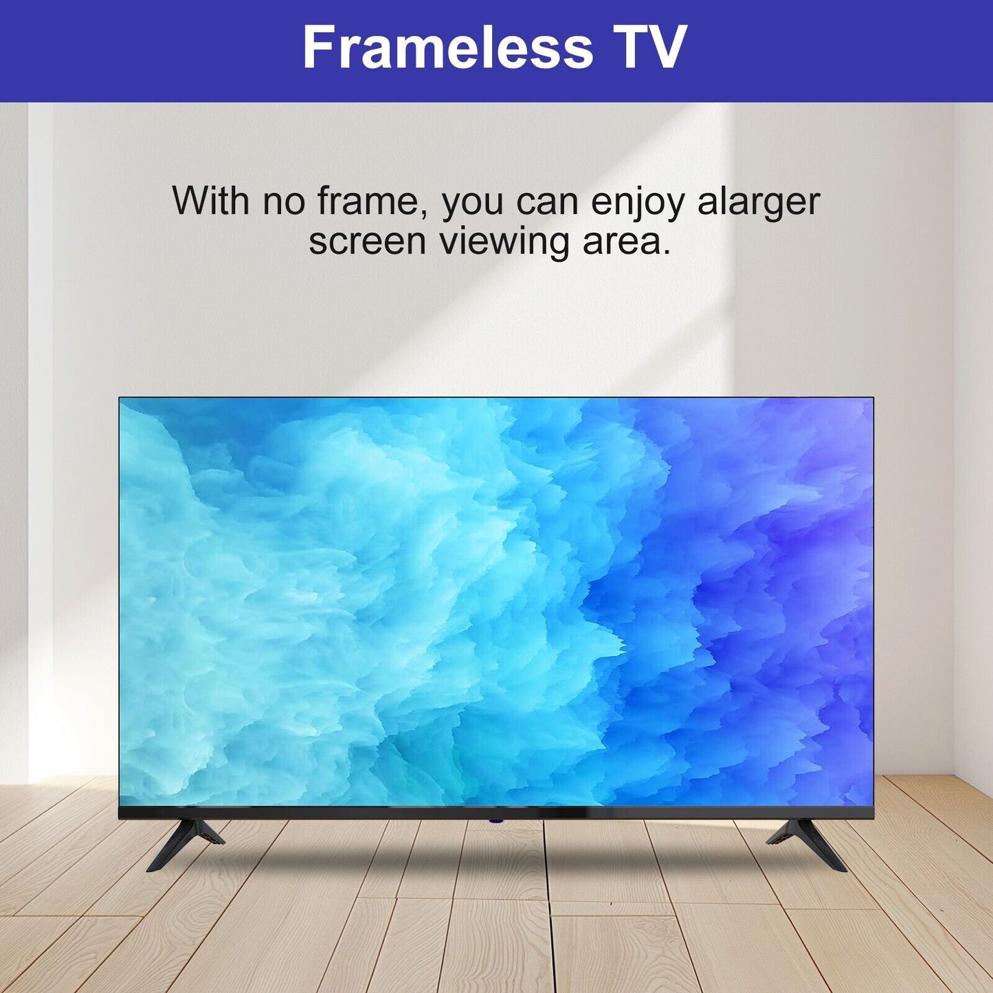 iDOME 32 Inch Smart WebOS TV WiFi Freeview HD Ready Frameless 2HDMI 2USB 220V UK