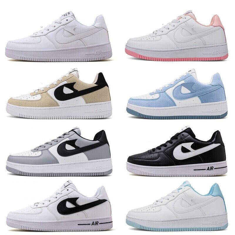 MENS WOMENS TRAINERS MEMORY FOAM WALKING CASUAL RUNNING SPORTS GYM SHOES SIZE