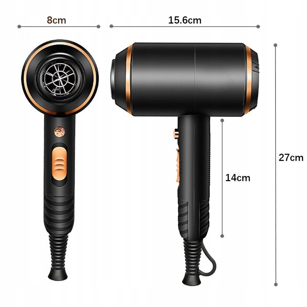 Professional Hair Dryer 4000W Quick Drying Ionic with Diffuser & Concentrator`