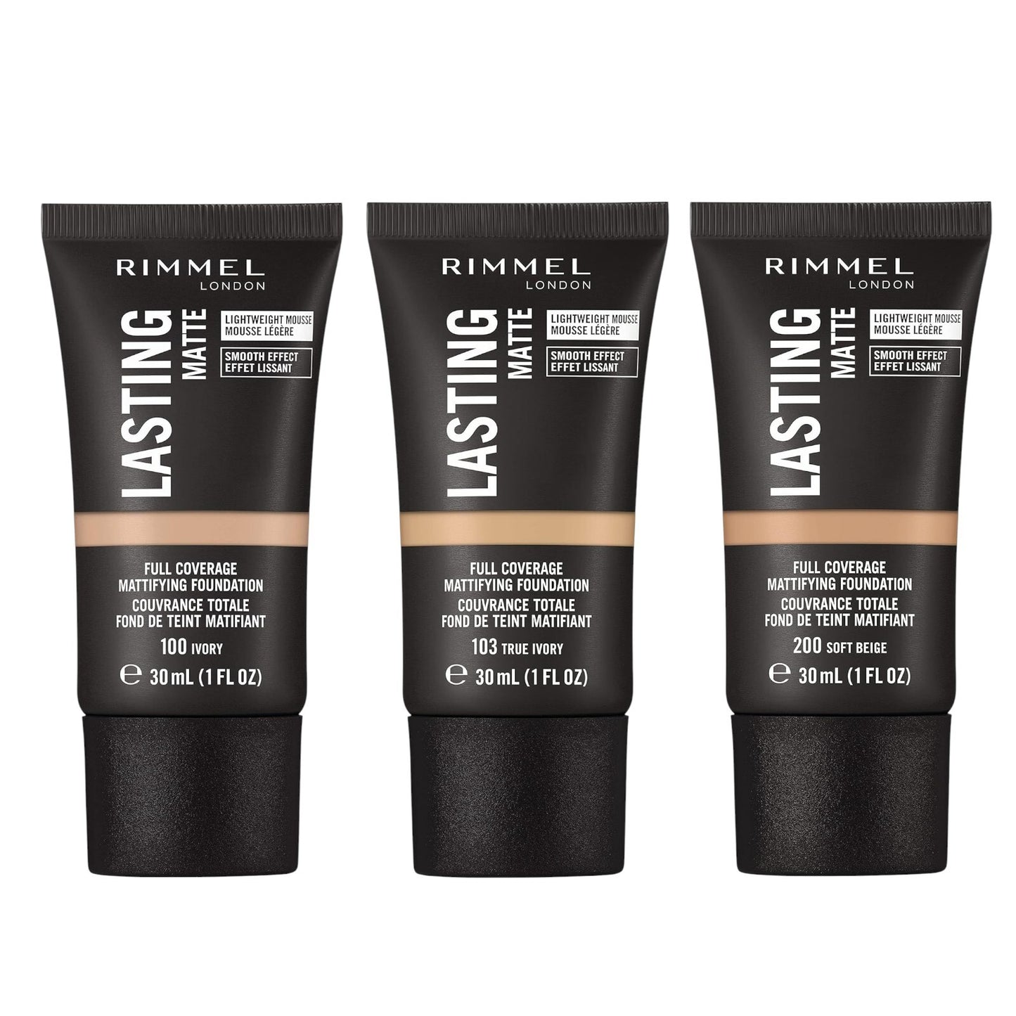 Rimmel Lasting Matte Full Coverage Mattifying Foundation 30ml Choose Your Shade