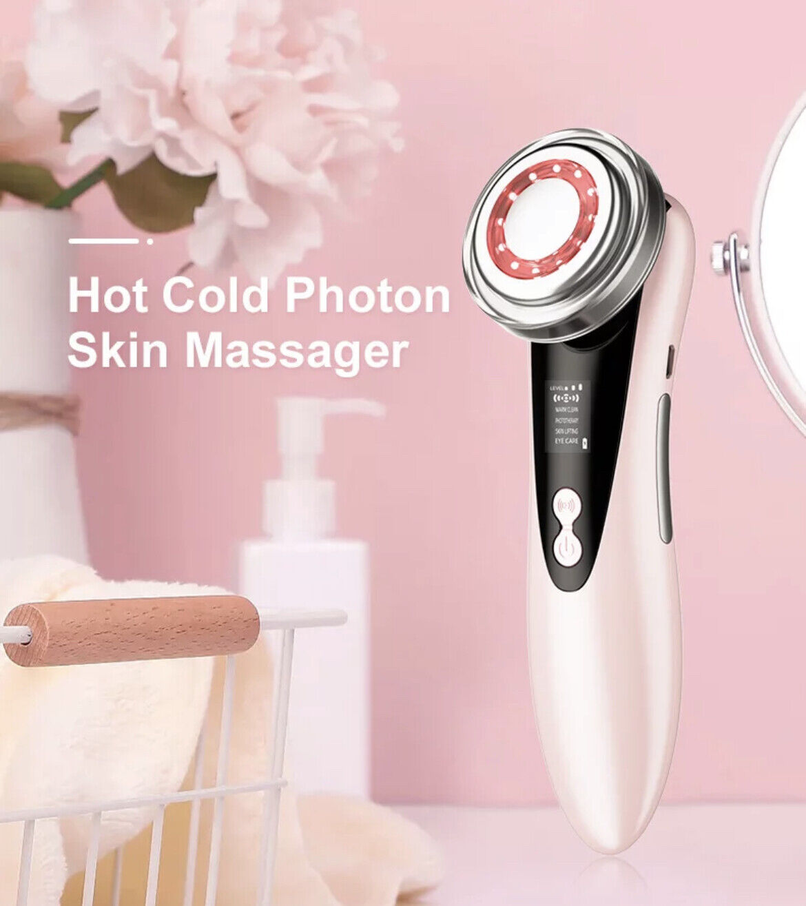 Photon LED Light Skin Rejuvenation Therapy Device RF EMS Lifting Firming Beauty