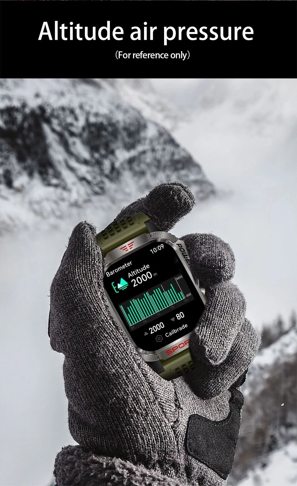 Military Rugged Smart Watch for Men with Bluetooth Call(Answer/Make Call) Gift