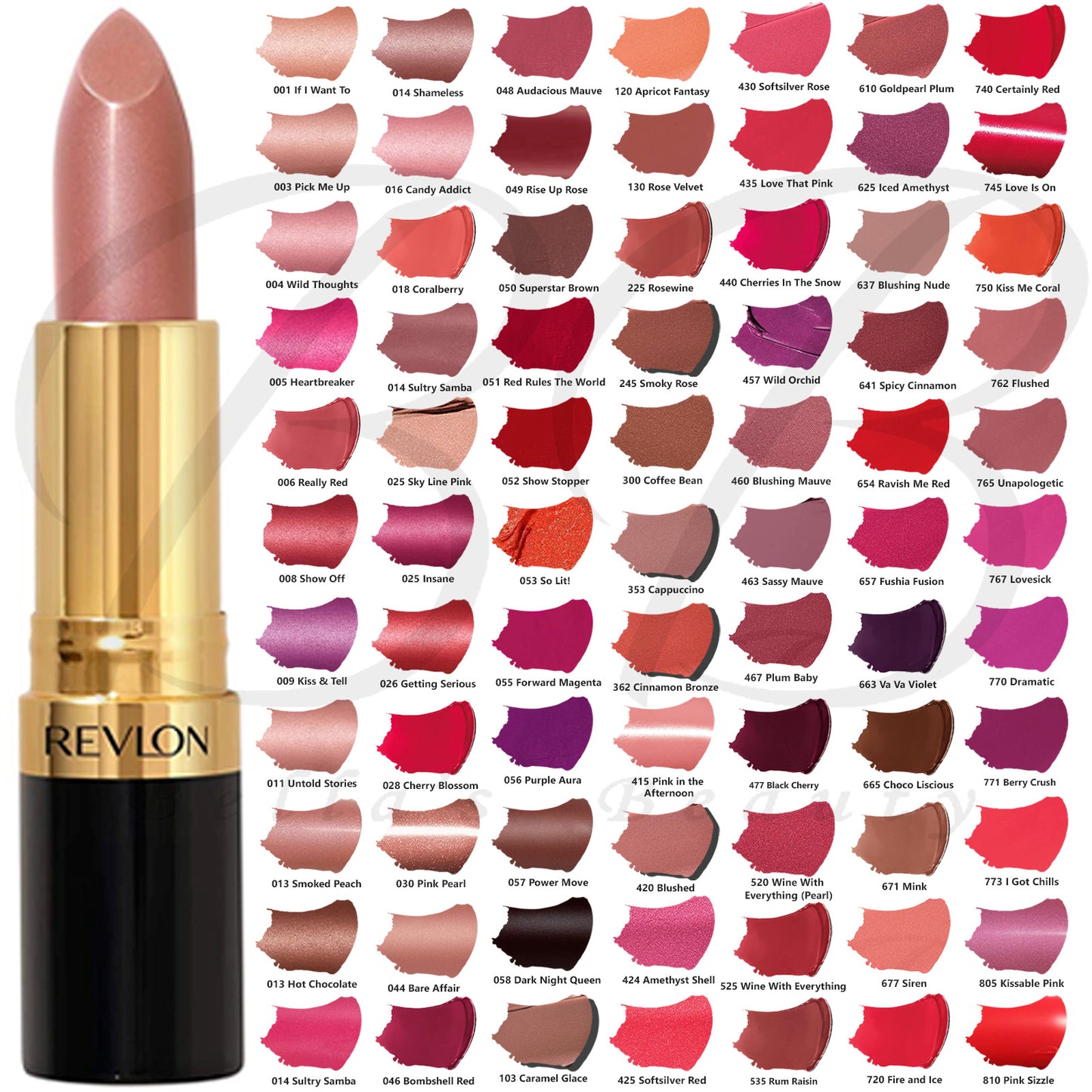 Revlon Super Lustrous Lipstick Various Shades