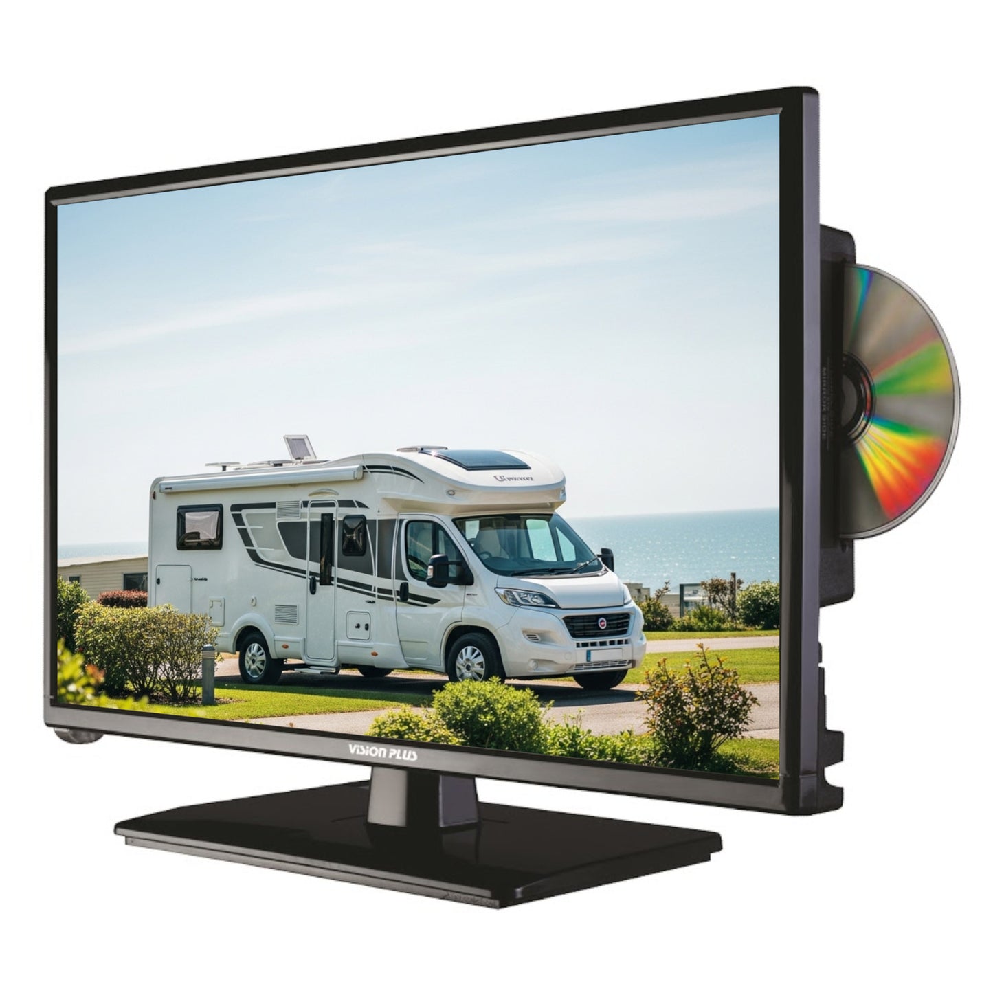 Vision Plus 24 Inch Full HD LED 12 Volt TV with Freeview and Built-in DVD Player