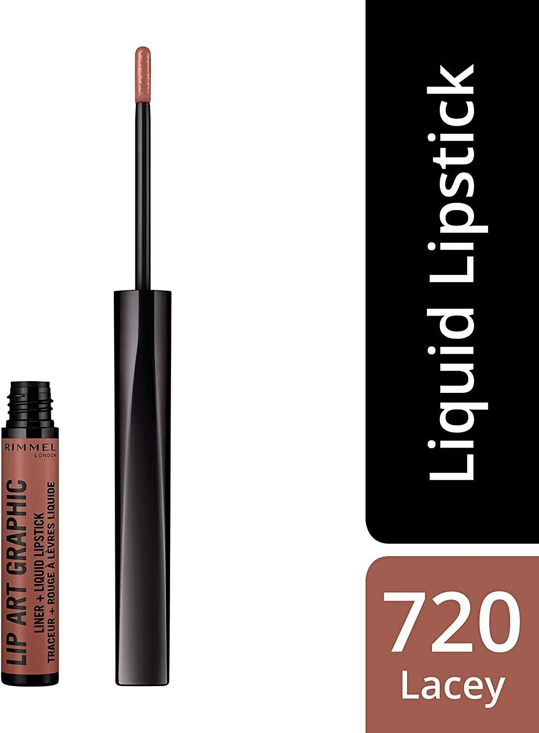 Rimmel Lip Art Graphic Liner & Liquid Lipstick - Choose Shade
