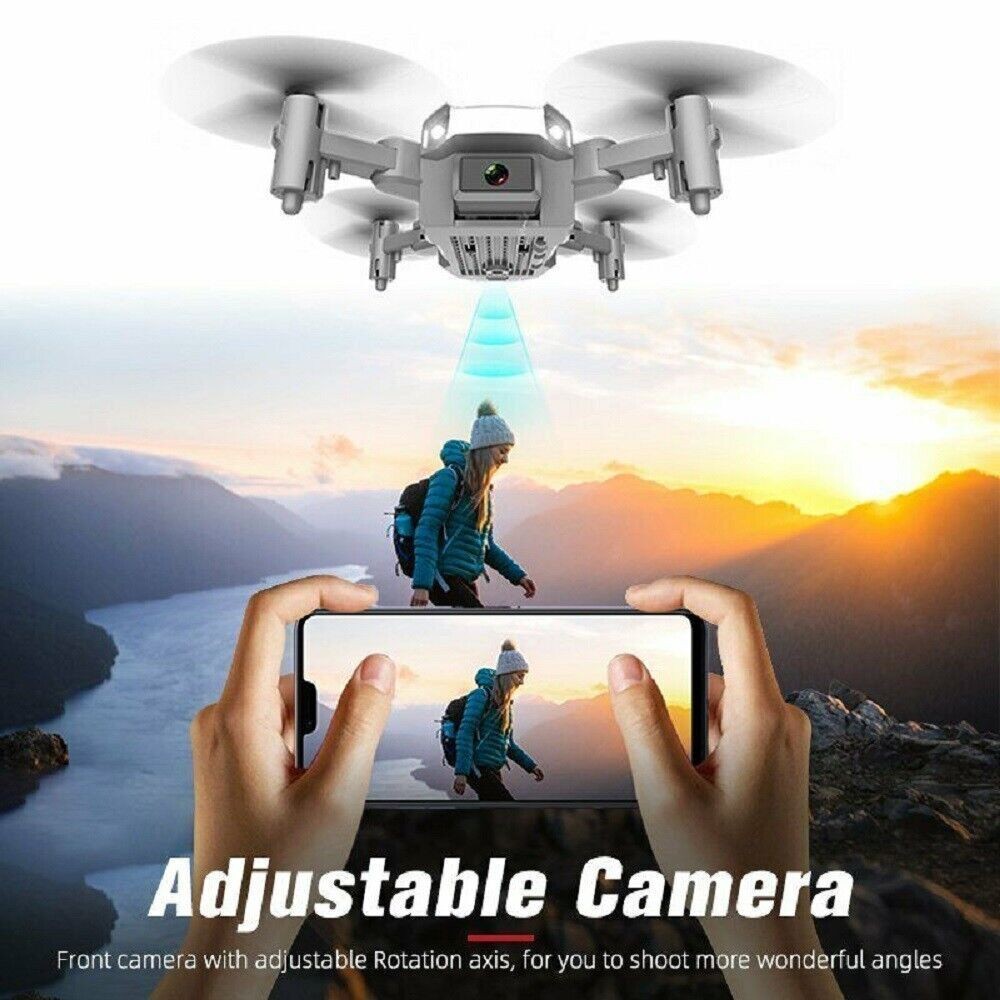 4K HD Drone X Pro Selfie Camera WIFI FPV Foldable RC Quadcopter 3 Batteries