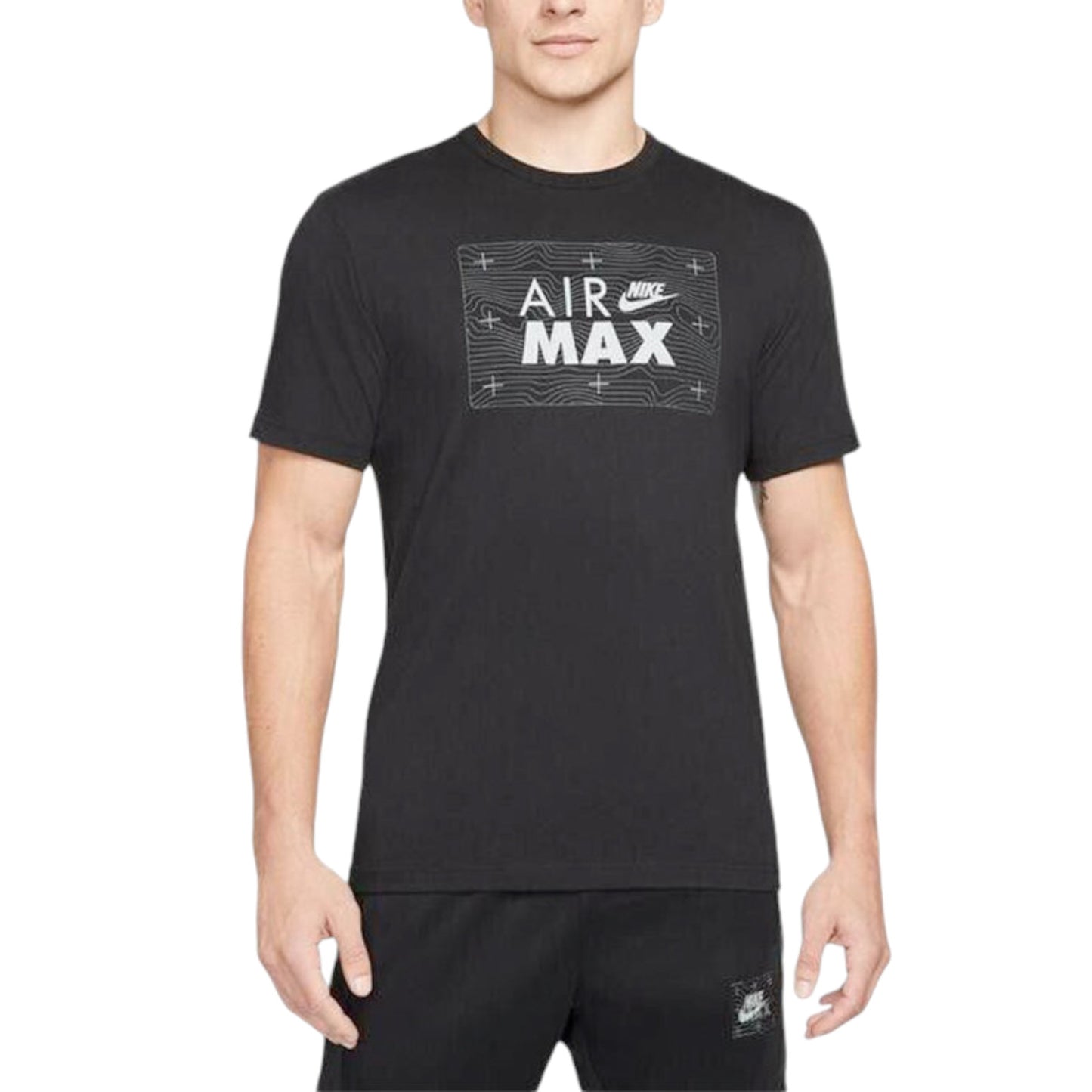 NIKE AIR MAX Mens T Shirt Short Sleeve Crew Neck Regular Fit Casual Cotton Tee