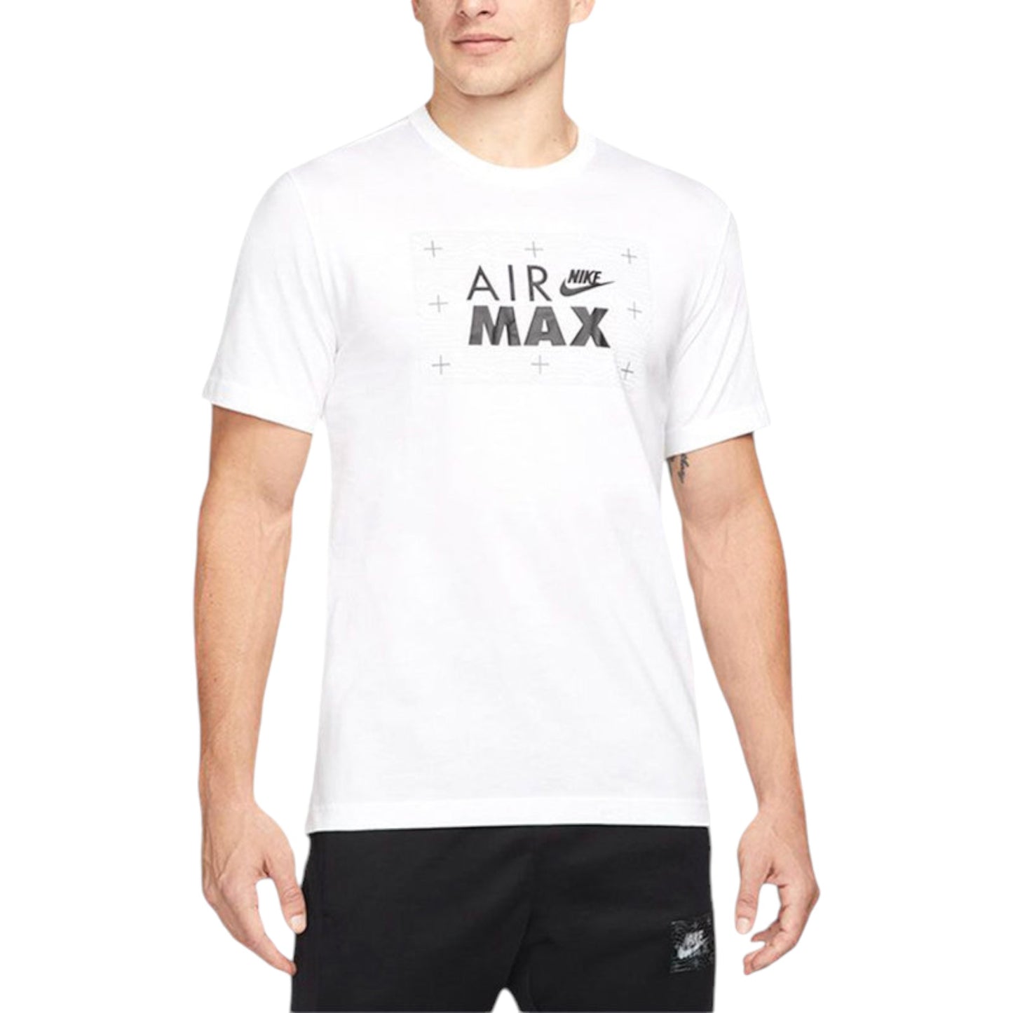 NIKE AIR MAX Mens T Shirt Short Sleeve Crew Neck Regular Fit Casual Cotton Tee